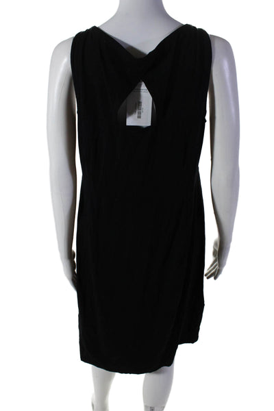 Eileen Fisher Womens Pullover Sleeveless Scoop Neck Dress Black Medium