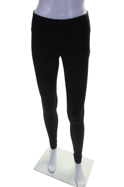 Lululemon Womens Solid Black Pull On Ankle Pants Leggings Size 4