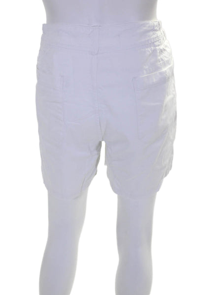 Polo Ralph Lauren Mens Button Fly Casual Shorts White Cotton Size Extra Large