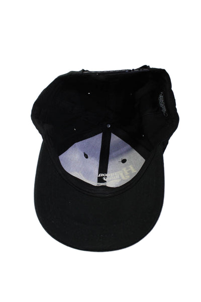 Lauren Moshi Unisex Embroidered Logo Canvas Baseball Cap Hat Black One Size