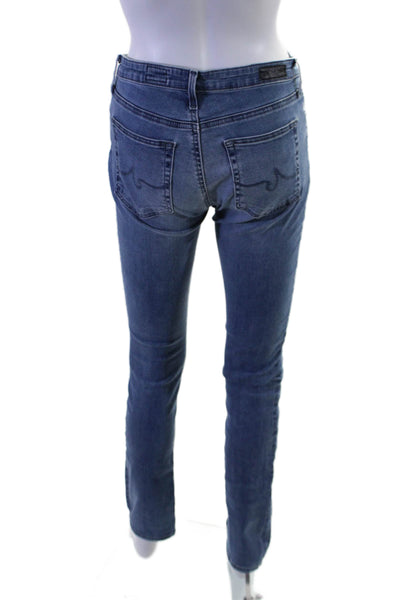 Adriano Goldschmied Womens Cotton Straight Leg Denim Jeans Blue Size EUR 26R