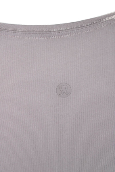 Lululemon Womens Blush Scoop Neck Short Sleeve Basic Tee Top Size 4