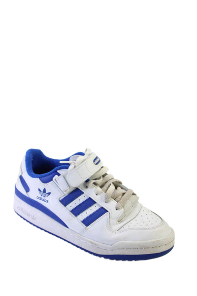 Adidas Womens Leather Lace Up Strap Colorblock Casual Sneakers White Size 6.5