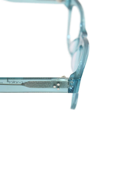 Colors In Optics Womens Thick Square Frame Fashion Glasses Plastic Blue