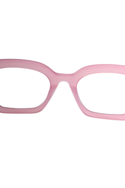 Colors In Optics Womens Square Frame Blue Light Glasses Pink