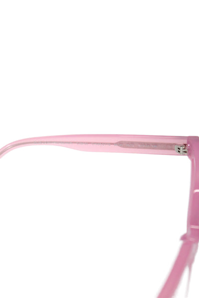 Colors In Optics Womens Square Frame Blue Light Glasses Pink