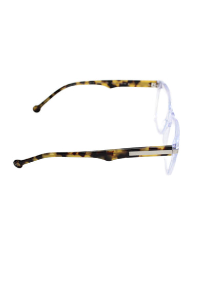 Colors In Optics Womens Thick Square Frame Blue Light Glasses Plastic Beige