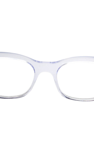 Colors In Optics Womens Thick Square Frame Blue Light Glasses Plastic Beige