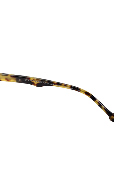 Colors In Optics Womens Thick Square Frame Blue Light Glasses Plastic Beige