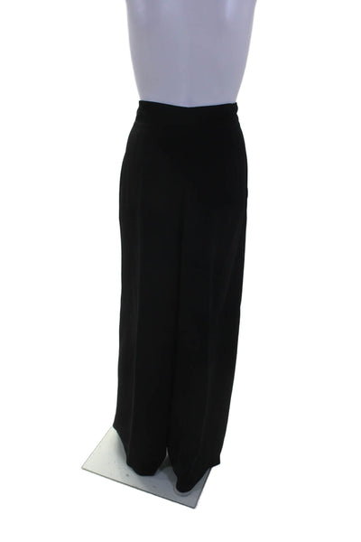 Lafayette 148 New York Womens Pleated Lined Sleek Trousers Black Size 6