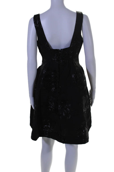 Maeve Anthropologie Womens High Waist Sleeveless A Line Dress Black Size 4