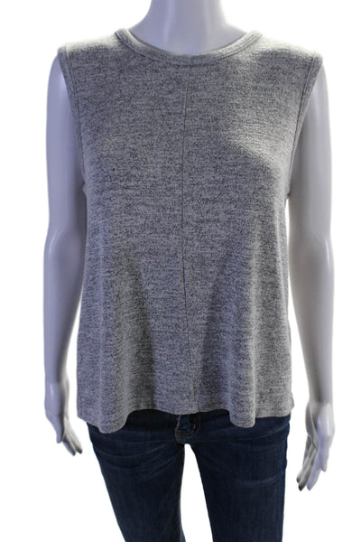 Rag & Bone Jean Womens Heather Gray Slip Back Sleeveless Blouse Top Size M