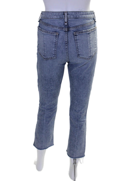 Rag & Bone Womens Blue Nina High Rise Flare Ankle Denim Jeans Size 26