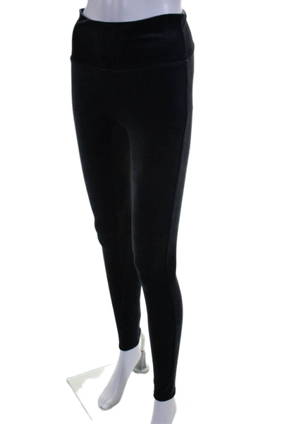 Spanx Womens Pull On High Rise Slim Leg Leggings Midnight Blue Size Small