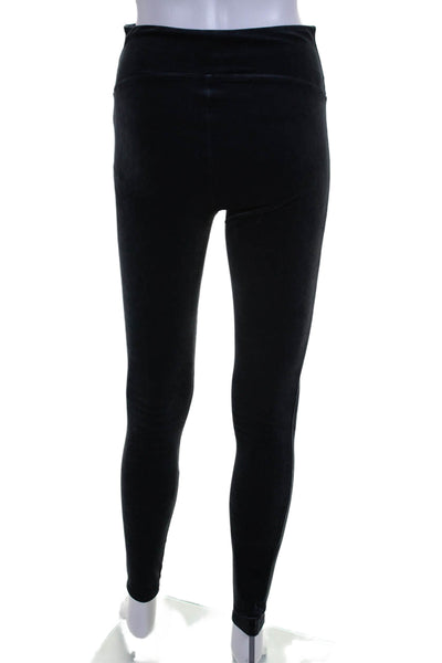 Spanx Womens Pull On High Rise Slim Leg Leggings Midnight Blue Size Small