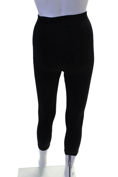 SPANX® Womens Solid Black Pull On Cropped Pants Leggings Size M