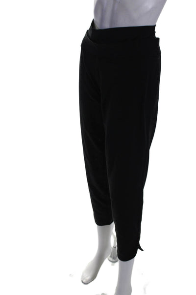 Lululemon Womens High Rise Stretch Knit Straight Leg Pants Black Size 10