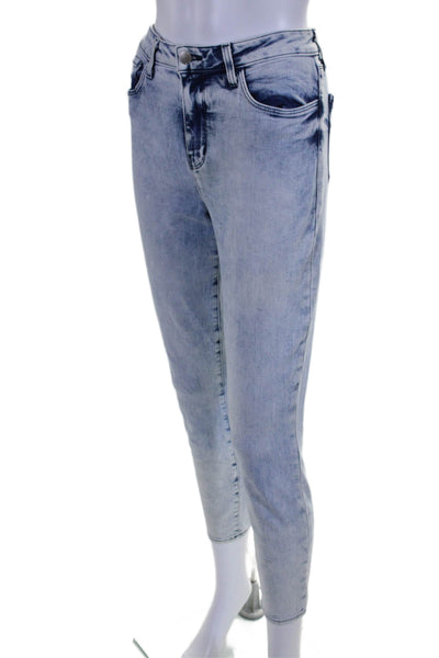 L'Agence Womens Cotton Skinny Leg Acid Light Wash Jeans Blue Size EUR 29