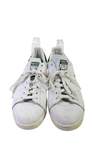 Adidas Stan Smith Mens Leather Colorblock Lace-Up Tied Sneakers White Size 10