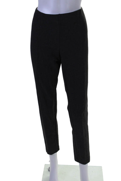 Eileen Fisher Womens Elastic Waist Pull On Ankle Slit Leggings Gray Size M