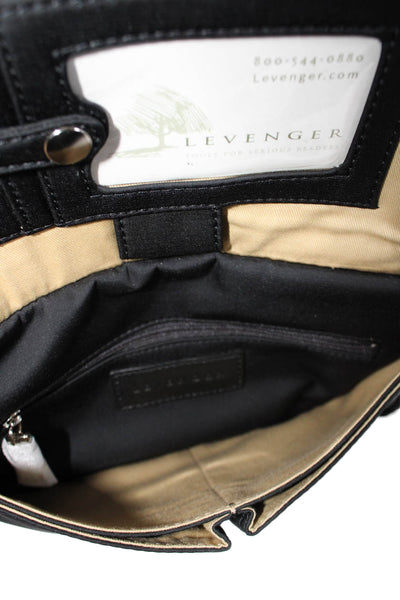 Levenger Unisex Adults Single Strap Backpack Nylon Black Size Small