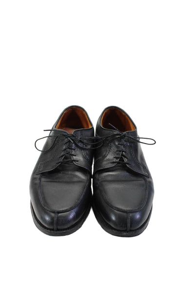 Allen Edmonds Mens Leather Lace Up Low Top Oxford Dress Shoes Black Size 10