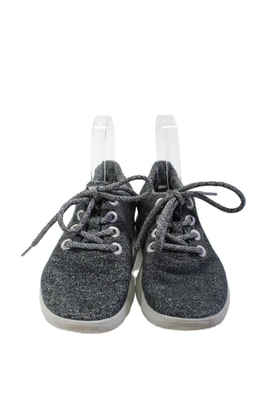 Allbirds Womens Low Top Lace Up Wool Runner Sneakers Mineral Gray Size 6