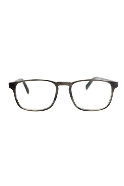 Warby Parker Womens Thin Square Frame Eyeglasses Frames Plastic Gray