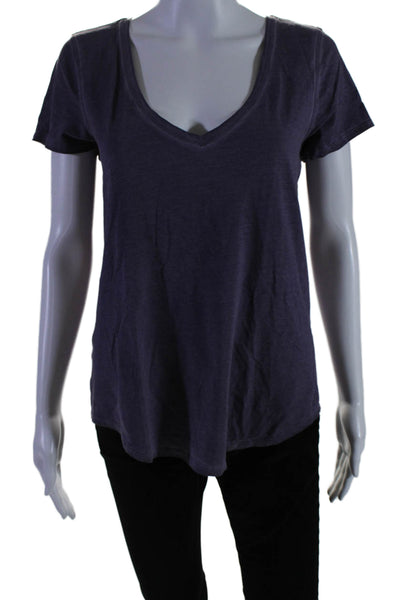 Ivivva by Lululemon Womens Short Sleeve Scoop Neck Basic T Shirt Purple 6