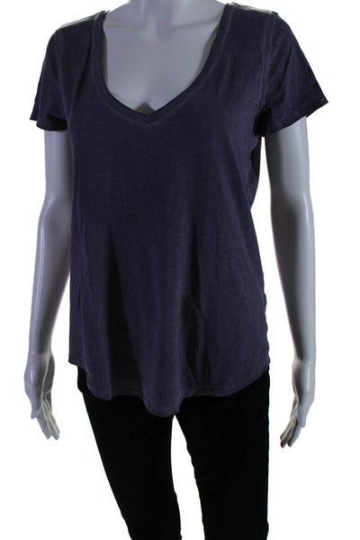 Ivivva by Lululemon Womens Short Sleeve Scoop Neck Basic T Shirt Purple 6