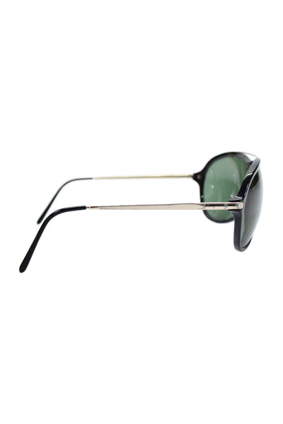 YSL Women's Black/ Gold Frame Ray Ban Ski Port Sunglasses