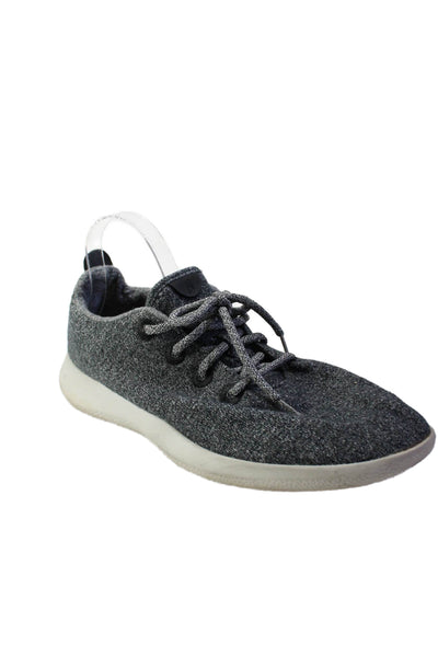 Allbirds Mens Cotton Spotted Print Lace-Up Tied Round Toe Sneakers Blue Size 13