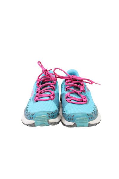 The North Face Womens Low Top Lace Up Running Sneakers Blue Pink Size 10