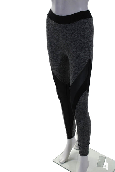 KORAL ACTIVEWEAR Womens Stretch Mid-Rise Activewear Leggings Gray Size S