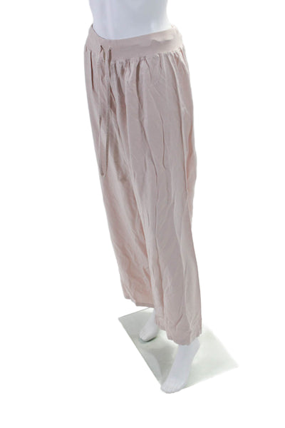 The Cashmere Project Womens Satin Drawstring Waist Pants Pink Size M