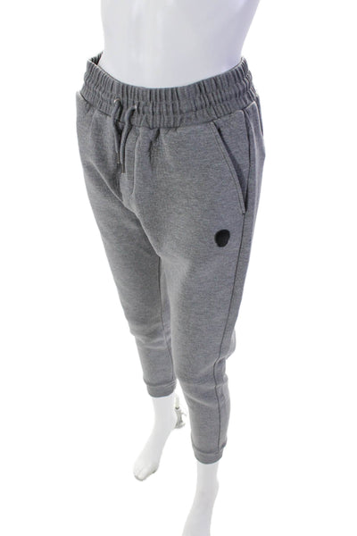 The Kooples Womens Elasticated Drawstring Jogger Skinny Sweatpants Gray Size M