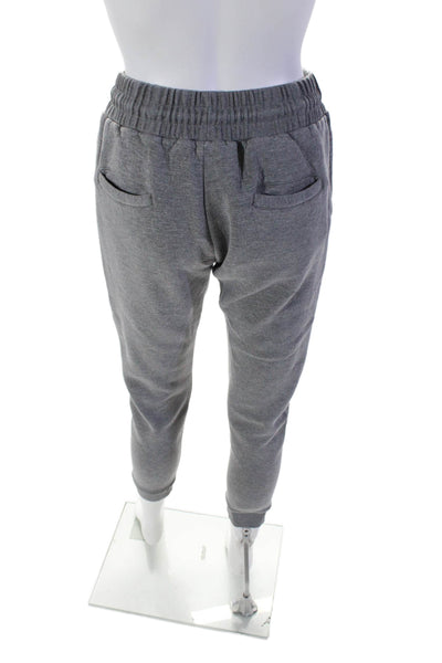 The Kooples Womens Elasticated Drawstring Jogger Skinny Sweatpants Gray Size M