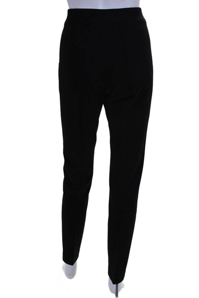 Akris Punto Womens Flat Front Mid-Rise Skinny Pants Trousers Black Size 6