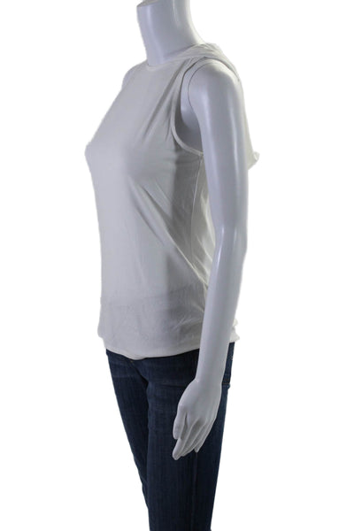 Capsule 121 Womens White Hooded Sleeveless Blouse Top Size S