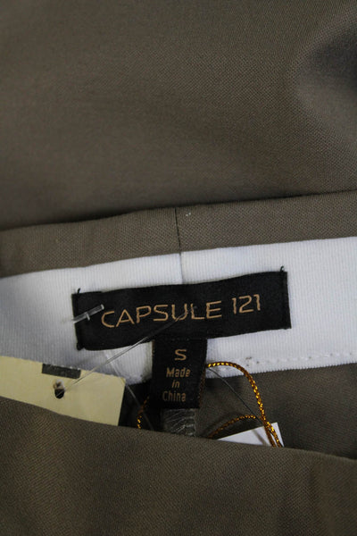 Capsule 121 Womens Taupe High Rise Bootcut Leg Pants Size S