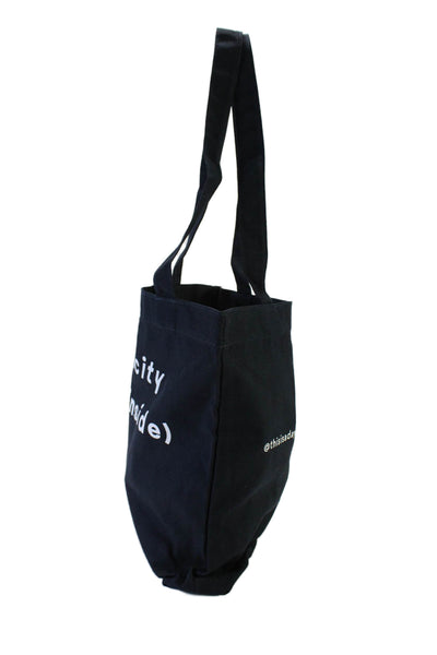 Aday Womens Graphic Print Top Handle Tote Bag Handbag Black