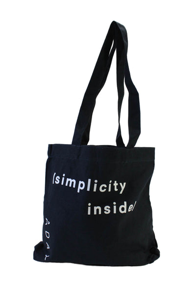 Aday Womens Graphic Print Top Handle Tote Bag Handbag Black