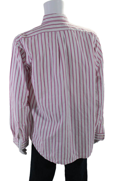 Polo Ralph Lauren Mens Cotton Striped Long Sleeved Shirt Colorblock Size XL