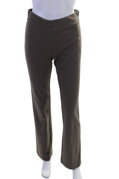 Ecru Womens Side Zip Berkeley Classic Boot Cut Pants Brown Size Small