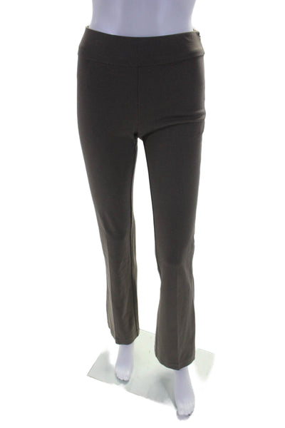 Ecru Womens Side Zip Berkeley Classic Boot Cut Pants Brown Size Extra Small