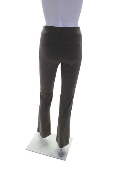 Ecru Womens Side Zip Berkeley Classic Boot Cut Pants Brown Size Extra Small