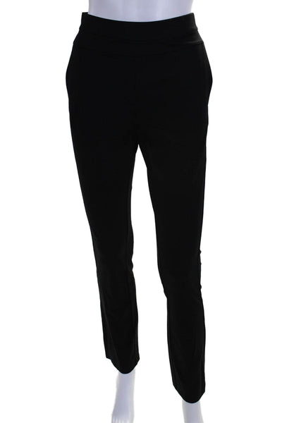 Capsule 121 Womens Stretch Flat Front Two Pocket Mid-Rise Pants Black Size XS