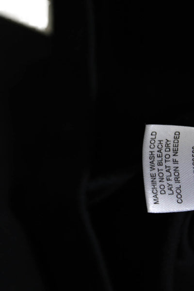Capsule 121 Womens Stretch Flat Front Two Pocket Mid-Rise Pants Black Size XS