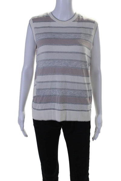 Ted Baker London Womens Striped Shell Sweater Multi Colored Wool Size 2