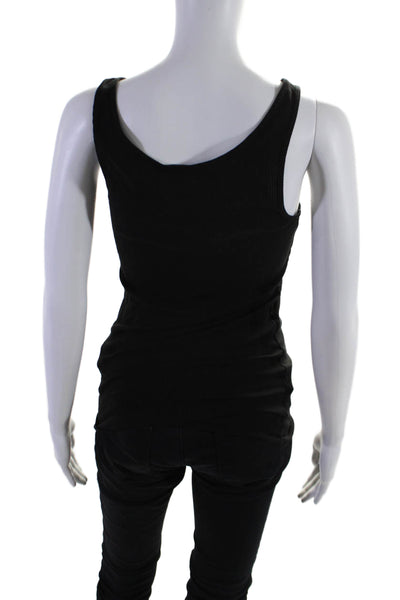 Standard James Perse Women's Scoop Neck Tank Top Black Size 3